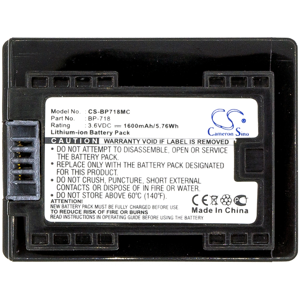 Camera Battery Canon LEGRIA HF R36