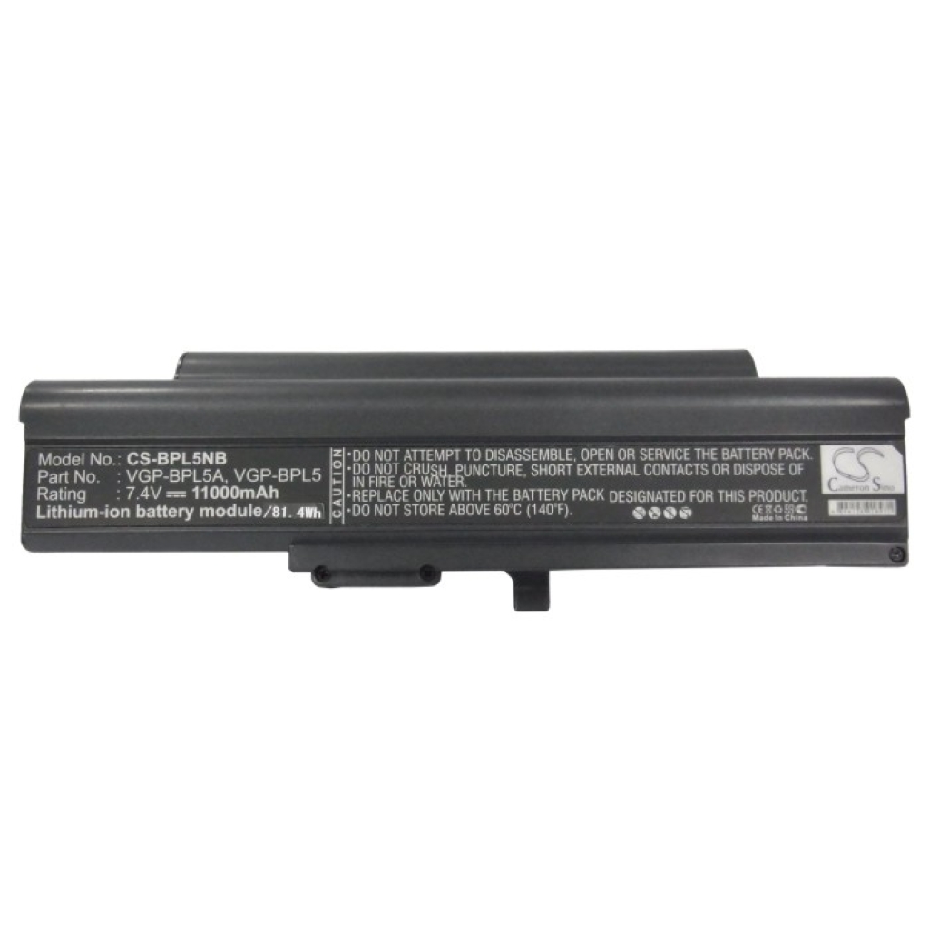 Notebook battery Sony VAIO VGN-TX37TP