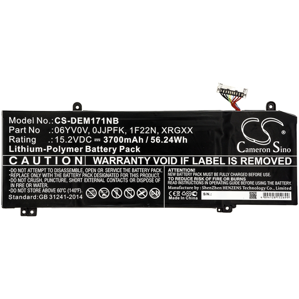 Notebook battery DELL G7 15 7590