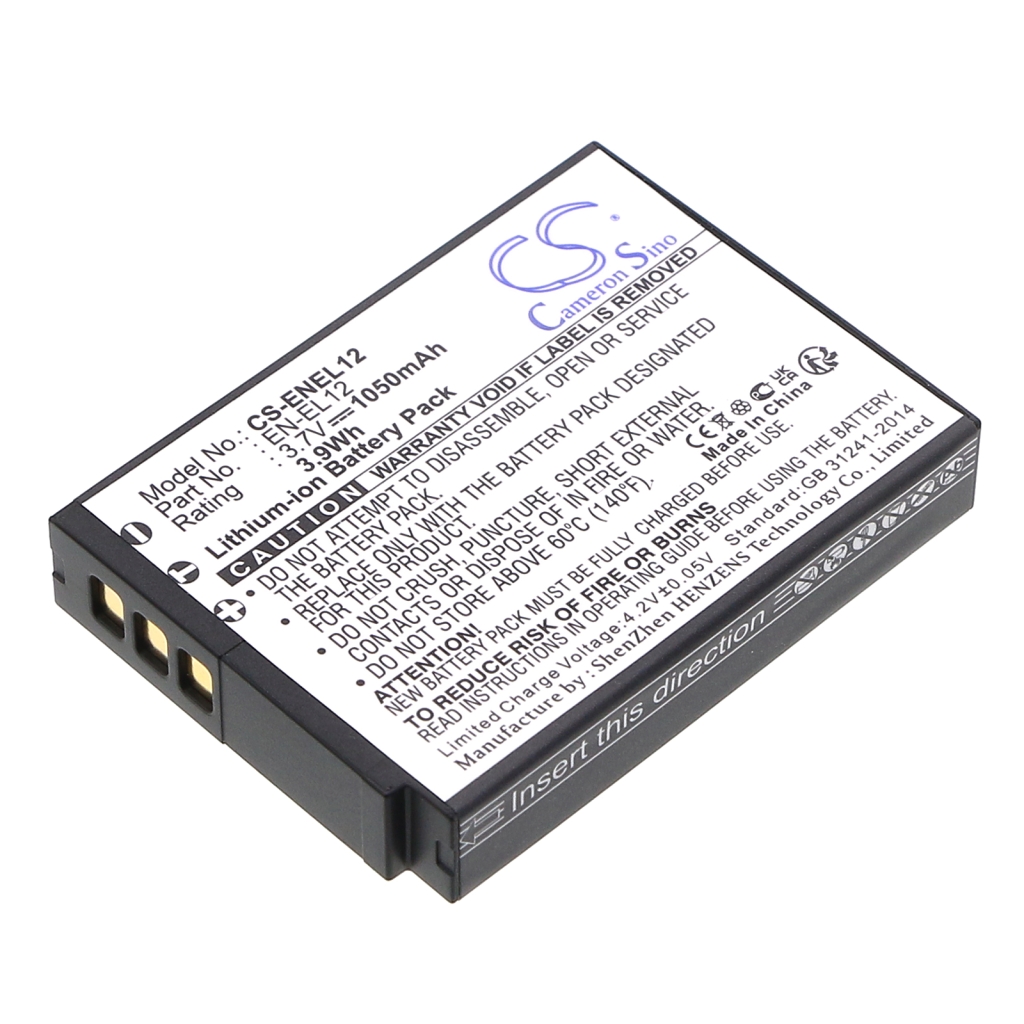 Batterie de l'appareil photo Nikon Coolpix S800c
