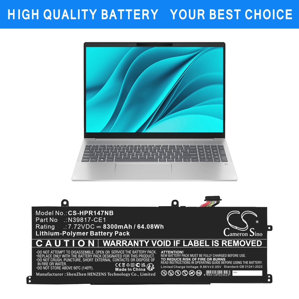 Batterie Remplace WE04XL