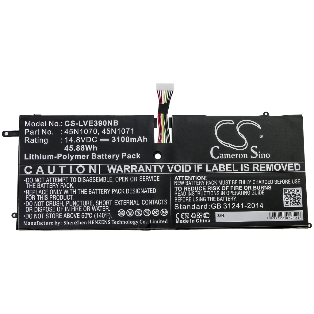 Notebook battery Lenovo ThinkPad X1 Carbon 3444