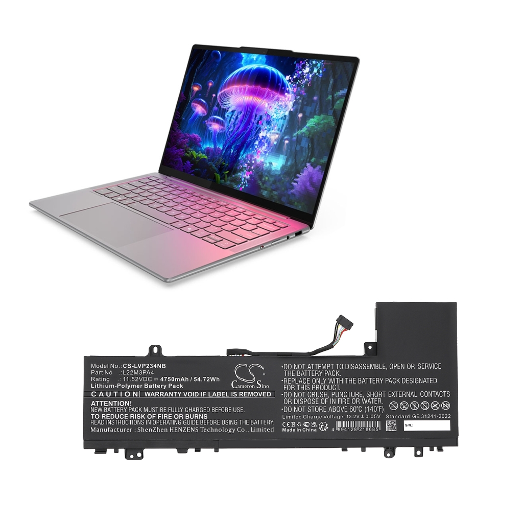 Notebook battery Lenovo IdeaPad Slim 5 14ABR8 82XE0047JP