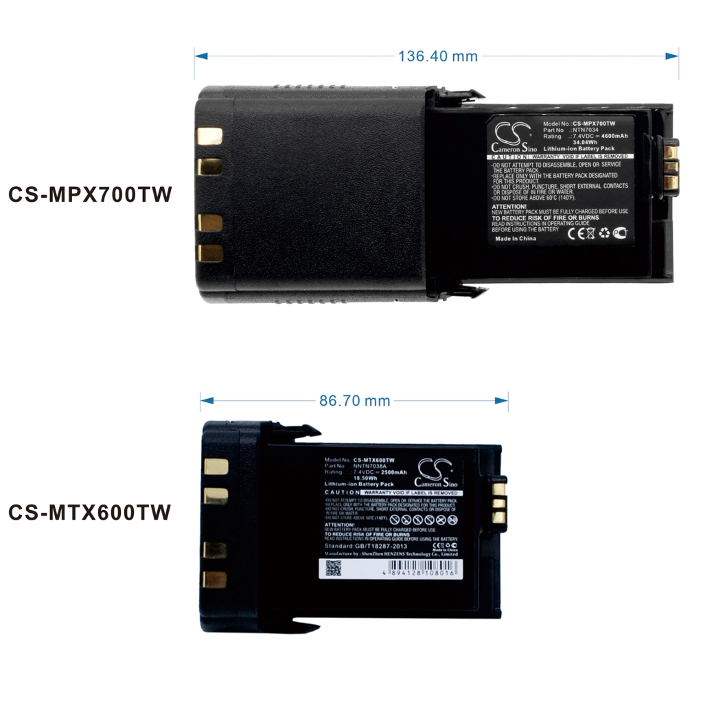 Two-Way Radio Battery Motorola APX 6000