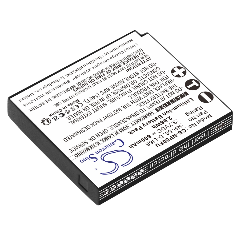 Batterie de l'appareil photo FUJIFILM FinePix XP170