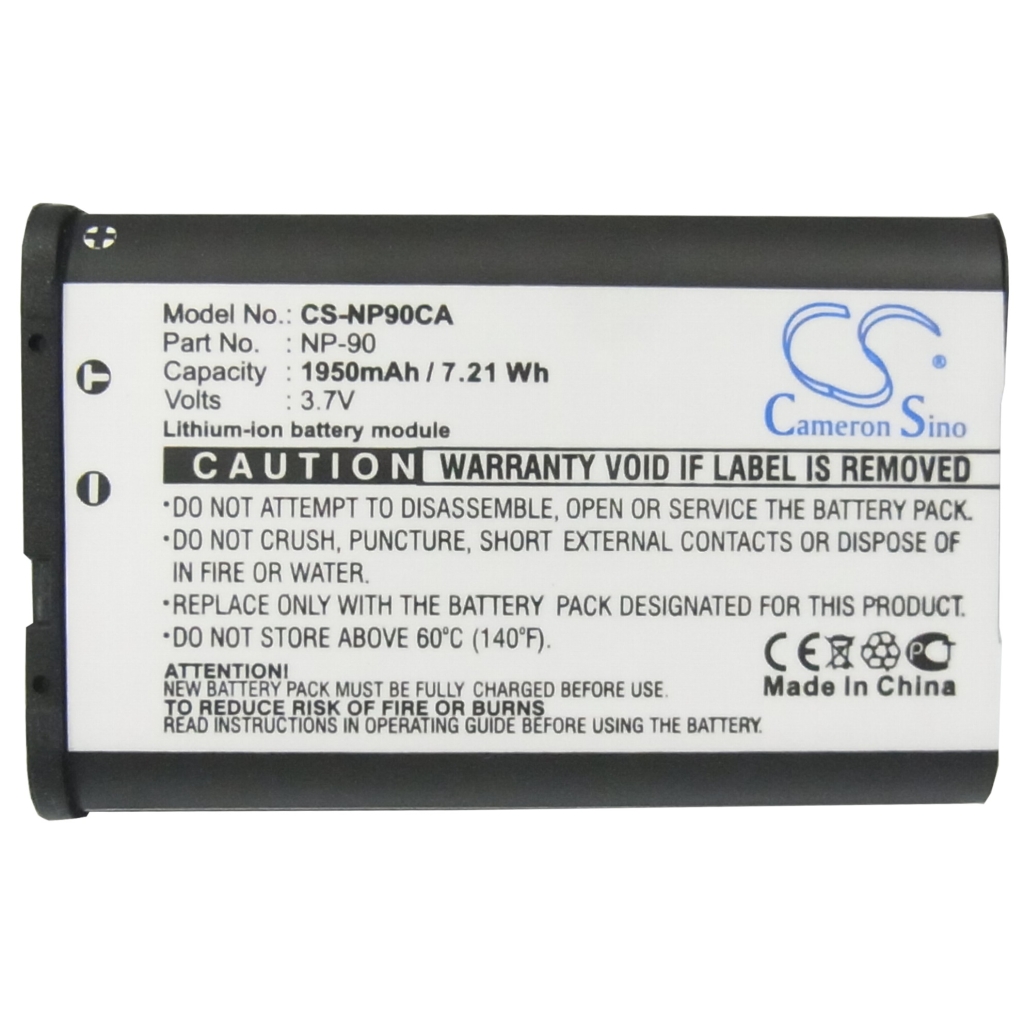 Batterie de l'appareil photo Casio Exilim EX-Z2000PK