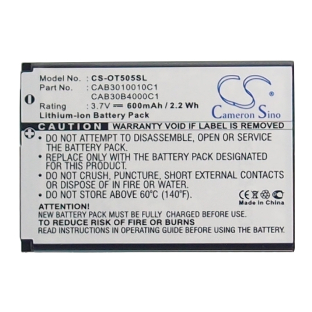Mobile Phone Battery Alcatel One Touch 109