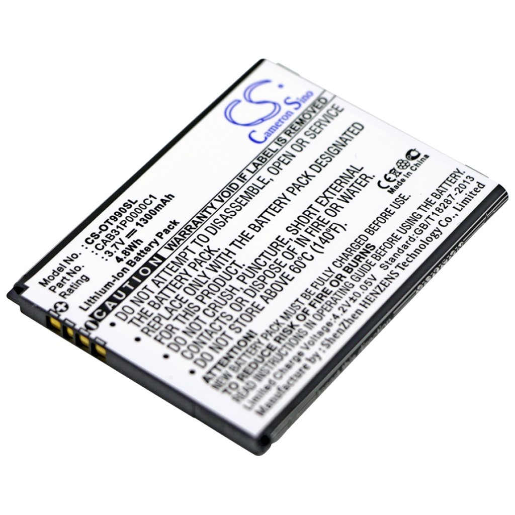 Mobile Phone Battery Alcatel One Touch POP C3