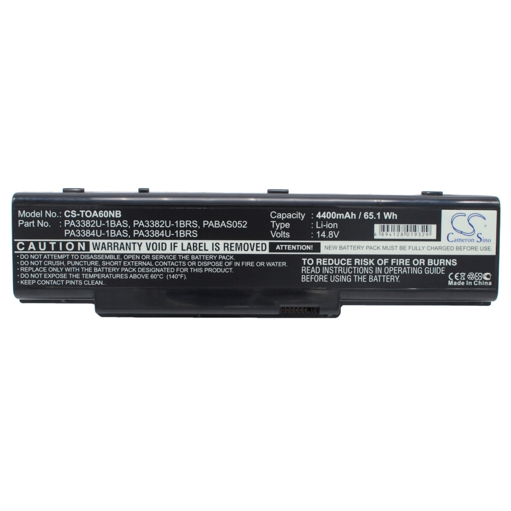 Notebook battery Toshiba Satellite A60-185