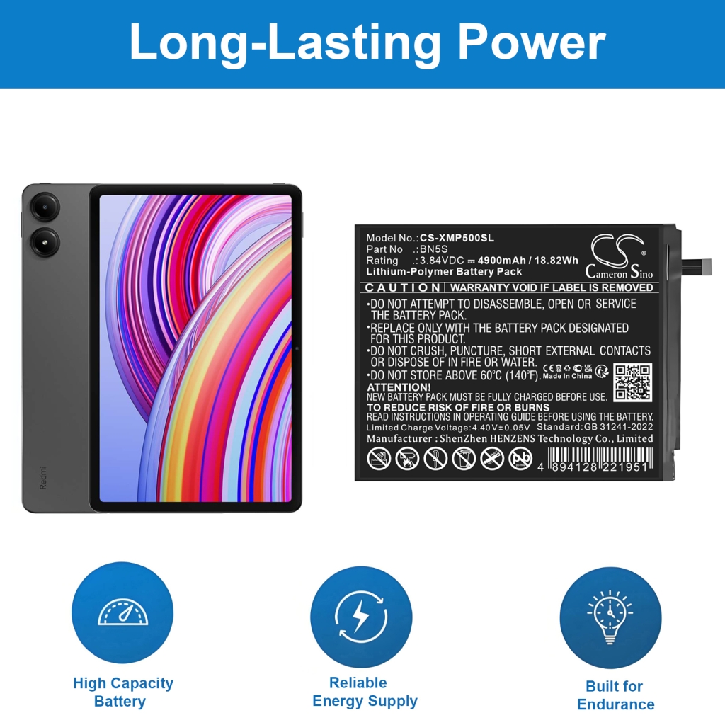 Tablette Batterie Redmi Pad Pro