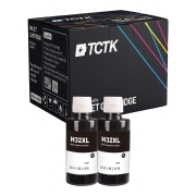 TCTK Druckerpatronen 32XL 2er Set Schwarz kompatibel mit HP Smart Tank 502 510 5100 5105 5106 5107 5108 513 514 517 532 533 534 536 539 6000 6001 6002 6005 6006 617 670 675 7000 7001, ersetzt 1VV24AA