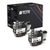 TCTK Druckerpatronen LC-421XL 2er Set Schwarz kompatibel mit Brother DCP-J 1050 DW, für DCP-J 1140 DW, für DCP-J 1800 DW, für MFC-J 1010 DW, ersetzt LC421XLBK