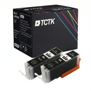 TCTK Druckerpatronen PGI-550XL 2er Set Schwarz kompatibel mit Canon PIXMA IP 7200 7240 7250 8700 8720 8750, für PIXMA IX 6800 6850, für PIXMA MG 5400 5450 5500 5550 5600 5650 5655, ersetzt 6443B001