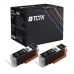 TCTK Druckerpatronen PGI-580XXL 2er Set Schwarz kompatibel mit Canon PIXMA TR 7550 7650 8550 8650, für PIXMA TS 6150 6151 6240 6241 6250 6251 6350 6351 705 8150 8151 8152 8250 8251, ersetzt 1970C001