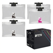 TCTK Druckerpatronen C13T01D100 2er Set Schwarz kompatibel mit Epson WorkForce Pro WF-C 529 R, für WorkForce Pro WF-C 529 R DTW, für WorkForce Pro WF-C 579 R D2TWF DTWF DWF