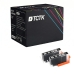 TCTK Druckerpatronen 364XL 2er Set Schwarz kompatibel mit HP DeskJet 3070A 3520 3522 3524, OfficeJet 4620, PhotoSmart 5510 5511 5512 5514 5515 5520 5522 5524 6510 6512 6515 6520 6525, ersetzt CN684EE
