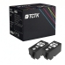 TCTK Druckerpatronen 903XL 2er Set Schwarz kompatibel mit HP OfficeJet 6900 6950, für OfficeJet Pro 6860 6868 6950 6960 6968 6970 6975 6978, ersetzt T6M15AE