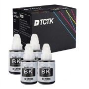 TCTK Druckerpatronen GI-790BK 4er Set Schwarz kompatibel mit Canon PIXMA G1000 G1010 G2000 G2002 G2010 G3000 G3010 G4000 G4010