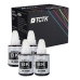 TCTK Druckerpatronen GI-790BK 4er Set Schwarz kompatibel mit Canon PIXMA G1000 G1010 G2000 G2002 G2010 G3000 G3010 G4000 G4010