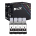 TCTK Druckerpatronen 102 4er Set Schwarz kompatibel mit Epson EcoTank ET-15000 ET-2400 ET-2700 ET-2750 ET-2751 ET-2756 ET-2800 ET-2850 ET-2851 ET-2856 ET-2950 ET-2951 ET-2956, ersetzt C13T03R140