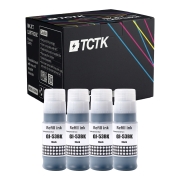 TCTK Druckerpatronen T6641 4er Set Schwarz kompatibel mit Epson EcoTank ET-14000 ET-16500 ET-2500 ET-2550 ET-2600 ET-2650 ET-3600 ET-4500 ET-4550, für EcoTank L 100 110, ersetzt C13T66414A C13T664140