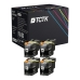 TCTK Druckerpatronen LC-22E 4er Set Schwarz kompatibel mit Brother MFC-J 5920 DW, ersetzt LC22EBK