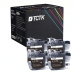TCTK Druckerpatronen LC-3217 4er Set Schwarz kompatibel mit Brother MFC-J 5330 DW, MFC-J 5335 DW DWF, MFC-J 5730 DW, MFC-J 5830 DW, MFC-J 5930 DW, MFC-J 6530 DW, MFC-J 6535 DW DWF, ersetzt LC3217BK
