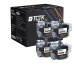 TCTK Druckerpatronen LC-422XL 4er Set Schwarz kompatibel mit Brother MFC-J 5340 DW, MFC-J 5340 DWE Ecopro, MFC-J 5345 DW, MFC-J 5740 DW, MFC-J 6540 DW DWE, MFC-J 6590 DW, ersetzt LC422XLBK