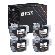 TCTK Druckerpatronen LC-422XL 4er Set Schwarz kompatibel mit Brother MFC-J 5340 DW, MFC-J 5340 DWE Ecopro, MFC-J 5345 DW, MFC-J 5740 DW, MFC-J 6540 DW DWE, MFC-J 6590 DW, ersetzt LC422XLBK