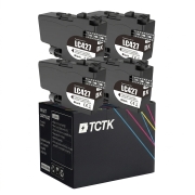 TCTK Druckerpatronen LC-427 4er Set Schwarz kompatibel mit Brother HL-J 6010 DW, MFC-J 5955 DW, MFC-J 6950, MFC-J 6955 DW, MFC-J 6957 DW DWT, MFC-J 6959 DW, ersetzt LC427BK