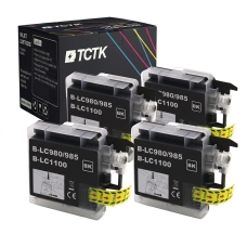 Kompatibler Ersatz für Brother LC-1100XL (LC1100XLBK),LC-980 (LC980BK),LC-985 (LC985BK)