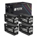 TCTK Druckerpatronen PGI-1500XLBK 4er Set Schwarz kompatibel mit Canon MAXIFY MB 2000 2050 2100 2150 2155 2300 2350 2700 2750 2755, ersetzt 9182B001