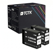 TCTK Druckerpatronen PGI-2500XL 4er Set Schwarz kompatibel mit Canon MAXIFY iB 4000 4050 4100 4150, MAXIFY MB 5000 5050 5100 5150 5155 5300 5350 5400 5450 5455, ersetzt 9254B001