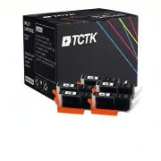 TCTK Druckerpatronen C-526BK 4er Set Schwarz kompatibel mit Canon PIXMA IP4850 IP4950 IX6550 MG5150 MG5250 MG5350 MG6150 MG6250 MG8150 MG8250 MX715 MX885 MX895