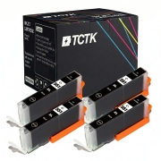 TCTK Druckerpatronen CLI-551XL 4er Set Schwarz kompatibel mit Canon PIXMA IP 7200 7240 7250 8700 8720 8750, für PIXMA IX 6800 6850, für PIXMA MG 5400 5450 5500 5550 5600 5650 5655, ersetzt 6443B001