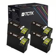 TCTK Druckerpatronen T1301 4er Set Schwarz kompatibel mit Epson Stylus Office B 42 WD, für Stylus Office BX 525 WD, für Stylus Office BX 535 WD, für Stylus Office BX 625 FWD, ersetzt C13T13014010