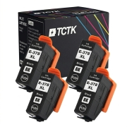 TCTK Druckerpatronen 378XL 4er Set Schwarz kompatibel mit Epson Expression Photo HD XP-15000, Expression Photo XP-8000 XP-8005 XP-8500 XP-8505 XP-8600 XP-8605 XP-8700, ersetzt C13T37914010