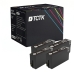 TCTK Druckerpatronen 407 4er Set Schwarz kompatibel mit Epson WorkForce Pro WF-4745 DTWF, ersetzt C13T07U140