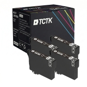 TCTK Druckerpatronen 502XL 4er Set Schwarz kompatibel mit Epson Expression Home XP-5100 XP-5105 XP-5115 XP-5150 XP-5155, WorkForce WF-2860 DWF, WorkForce WF-2865 DWF, ersetzt C13T02W14010