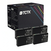 TCTK Druckerpatronen T7011 4er Set Schwarz kompatibel mit Epson WorkForce Pro WP-4000 WP-4015DN WP-4095DN WP-4500 WP-4515DN WP-4525DNF WP-4595DNF, ersetzt C13T70114010