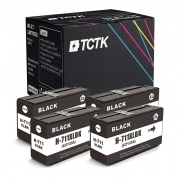 TCTK Druckerpatronen 711 4er Set Schwarz kompatibel mit HP DesignJet T 120, DesignJet T 120 24 Inch, DesignJet T 125 130 520, DesignJet T 520 24 Inch, DesignJet T 520 36 Inch, ersetzt CZ133A