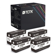 TCTK Druckerpatronen 711 4er Set Schwarz kompatibel mit HP DesignJet T 120, DesignJet T 120 24 Inch, DesignJet T 125 130 520, DesignJet T 520 24 Inch, DesignJet T 520 36 Inch, ersetzt CZ133A
