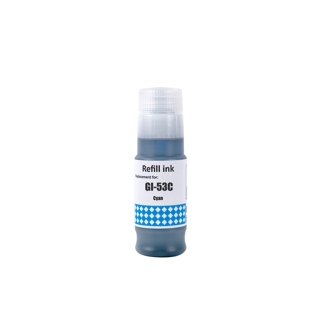 Compatible replacement for Compatible with Canon GI-53C / 70ml Ink Cyan (Printing ink - Dye)