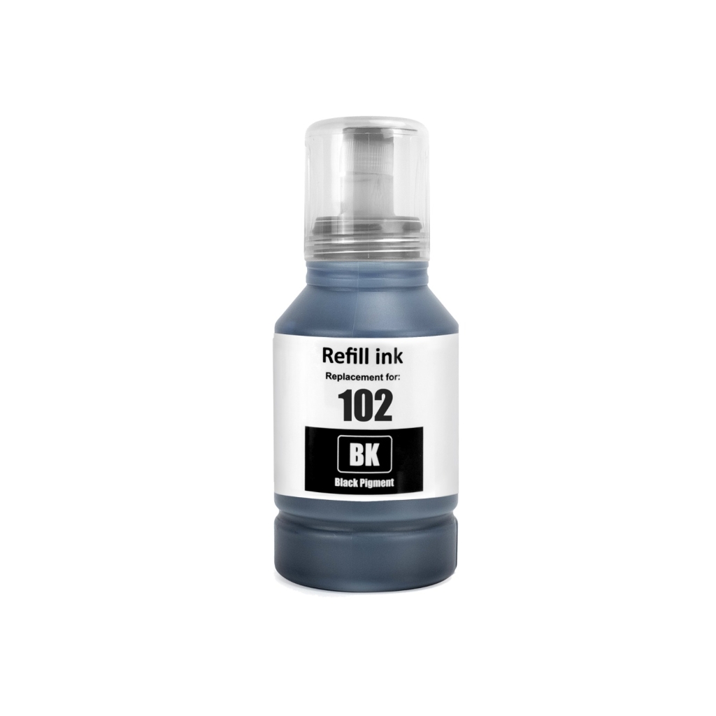 Compatible replacement for Compatible with Epson 102 / 127ml Ink Black (Printing ink - Pigment)