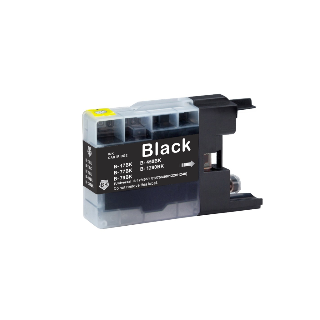 Compatible with Brother LC-1280 / 60ml Ink Black (Ink cartridges - Dye)