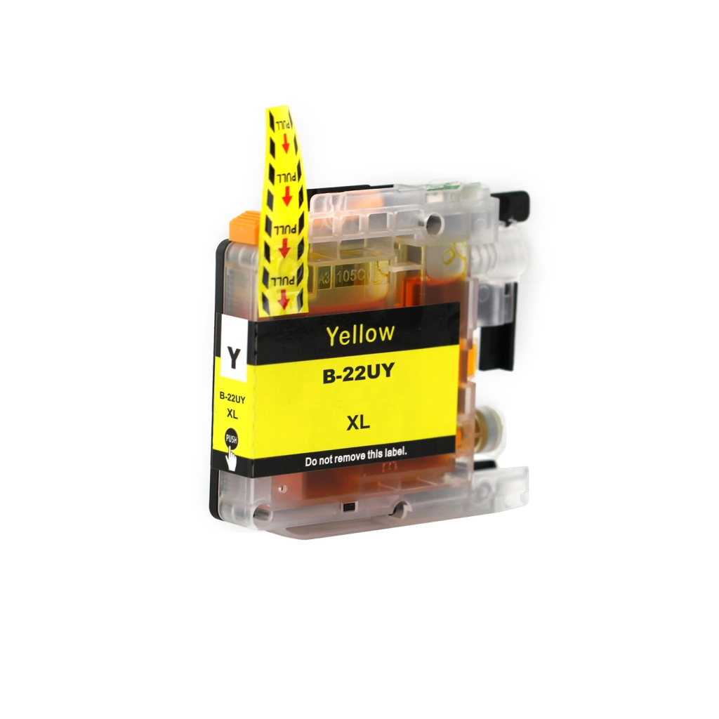 Compatible with Brother LC22U / 15ml Ink Yellow (Ink cartridges - Dye)