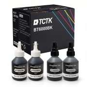 TCTK Druckerpatronen BT6000BK BT6000BK 4er Set 2x Schwarz 2x Cyan kompatibel mit Brother DCP-T300 DCP-T500W DCP-T700W MFC-T800W