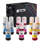 TCTK Druckerpatronen E-101C E-101M E-101Y 9er Set CMY (je 3x) kompatibel mit Epson EcoTank L14150 L4150 L4160 L4260 L4266 L6160 L6170 L6176 L6190 L6260 L6270 L6276 L6290