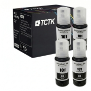 TCTK Druckerpatronen E-101BK E-101BK 4er Set Schwarz kompatibel mit Epson EcoTank L14150 L4150 L4160 L4260 L4266 L6160 L6170 L6176 L6190 L6260 L6270 L6276 L6290