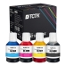TCTK Druckerpatronen GI-56C GI-56M GI-56Y GI-56BK 4er Set CMYK kompatibel mit Canon MAXIFY GX 3040 3050 4040 4050 5050 5150 5540 5550 6050 6150 6550 7050 7055 7150, ersetzt 4430C001